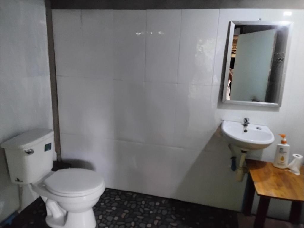 Private bathroom with hot water, downstairs