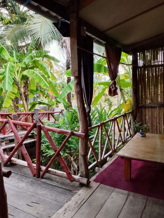 Family Bungalow terrace looking over the water